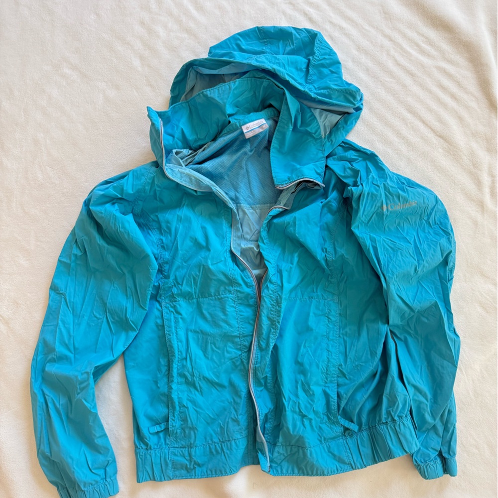 Columbia Aqua Blue Outdoor Jacket